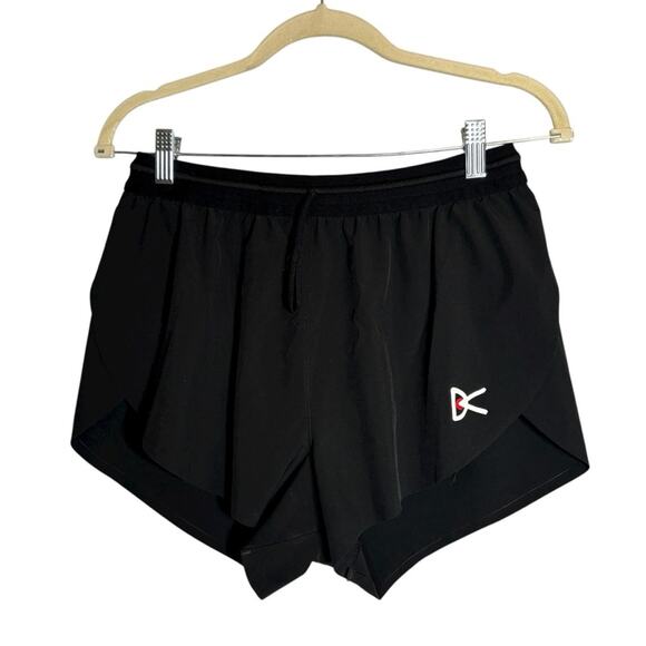 District Vision 3" Pocketed Split Shorts Black - Picture 2 of 9